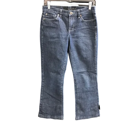 Jeans Boot Cut By Calvin Klein In Blue Denim, Size: 4