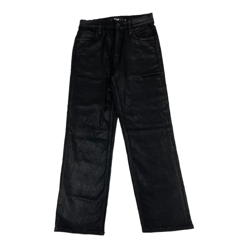 Jeans Boot Cut By Hudson In Black Denim, Size: 0