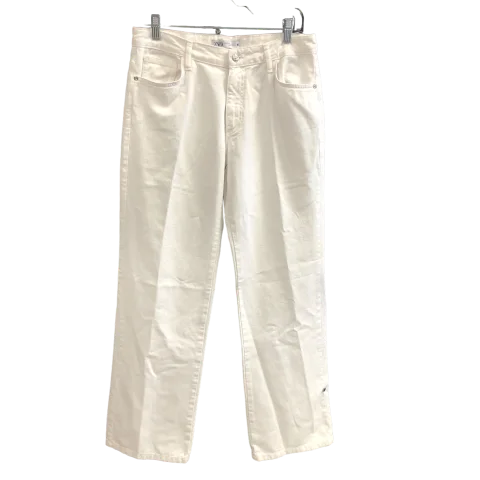 Jeans Boyfriend By Zara In White, Size: 6