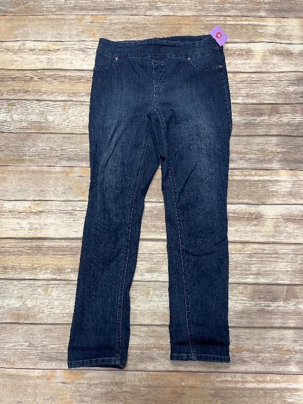 Jeans Skinny By Chicos In Blue Denim, Size: 6