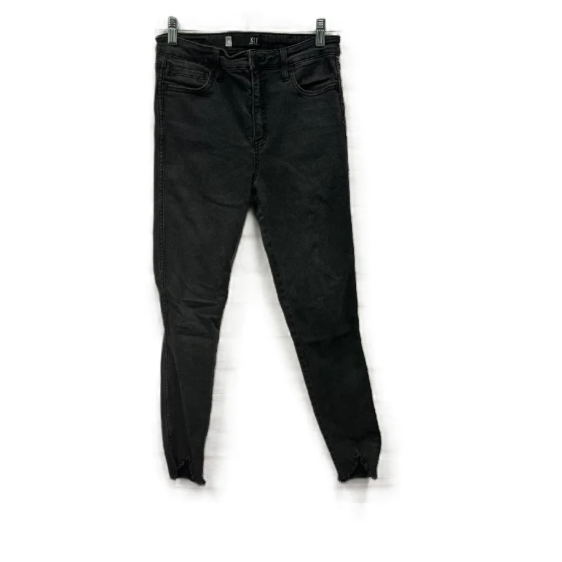 Jeans Skinny By Kut In Black Denim, Size: 8