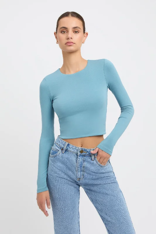 Long Sleeve Crop Top