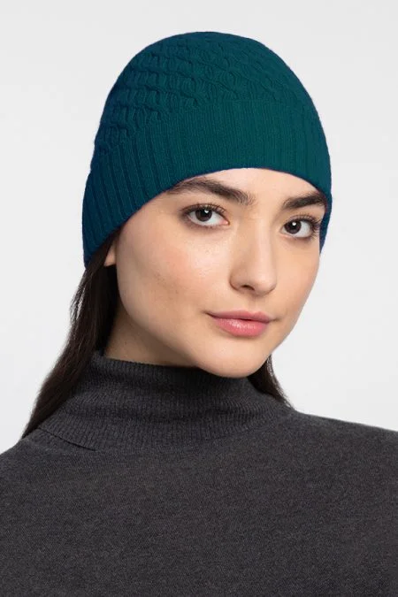 Kinross Cashmere Textured Hat