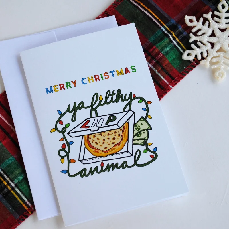 Merry Christmas Ya Filthy Animal Card