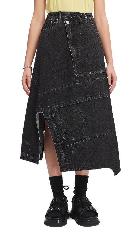 Rebuilt Denim Skirt