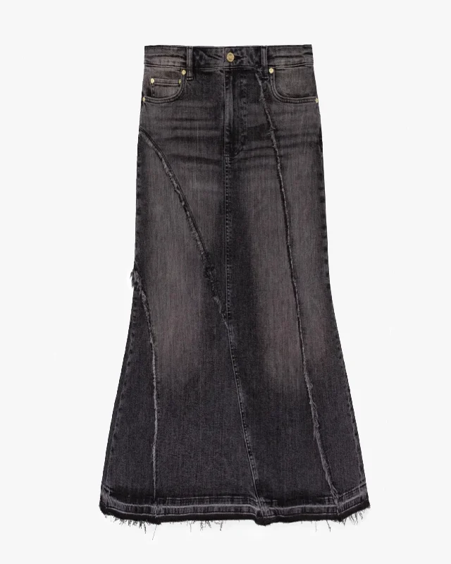 Tint Edge Denim Long Skirt