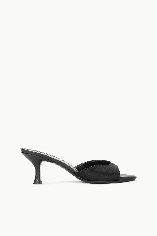 BRIGITTE MULE | BLACK SATIN