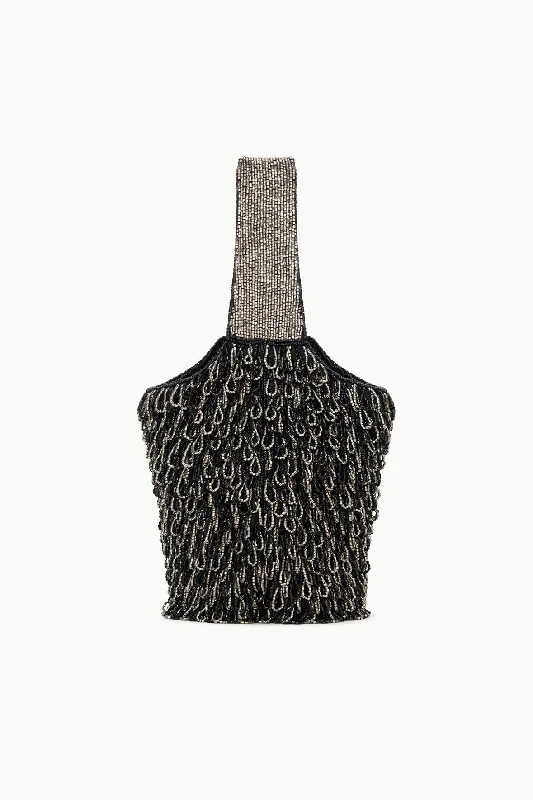 HARUKO BEADED BAG | BLACK