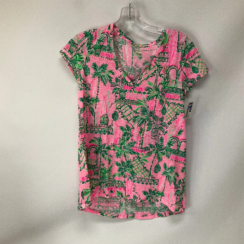 Top Short Sleeve Basic By Lilly Pulitzer In Multi-colored, Size: Xxs