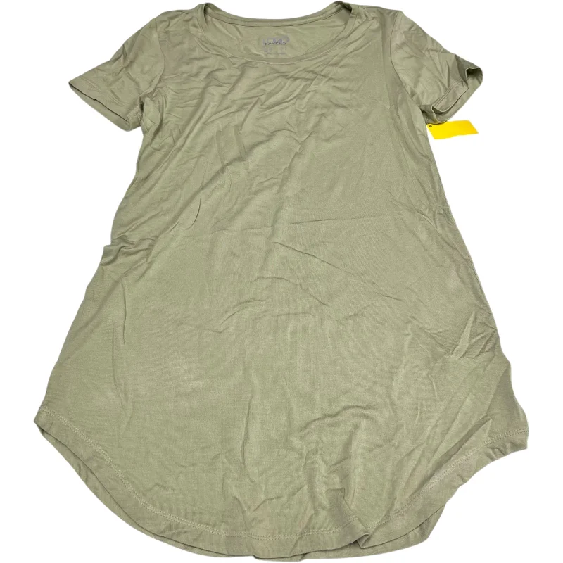 Top Short Sleeve By Logo In Green, Size: Xs