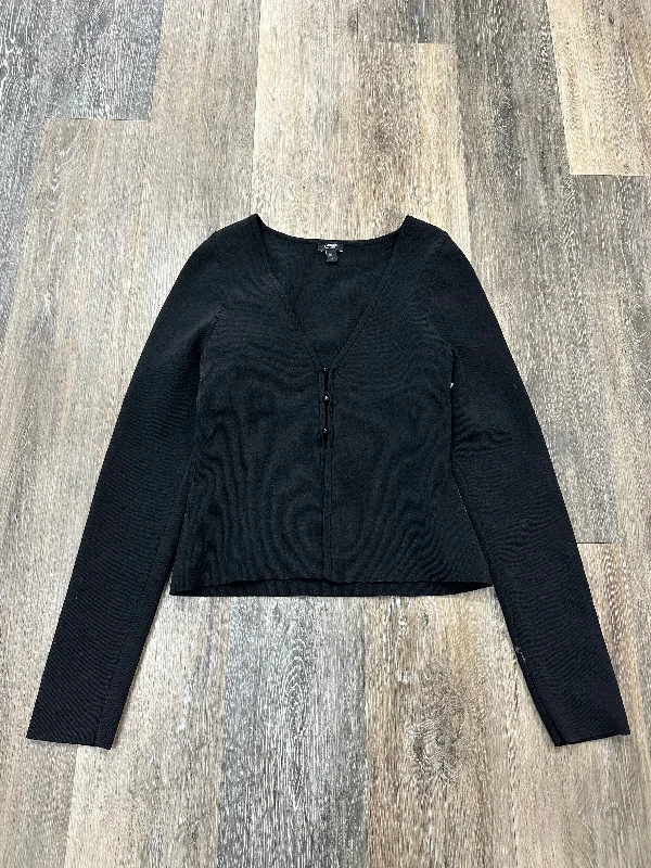 Blouse Long Sleeve By Express In Black, Size: M