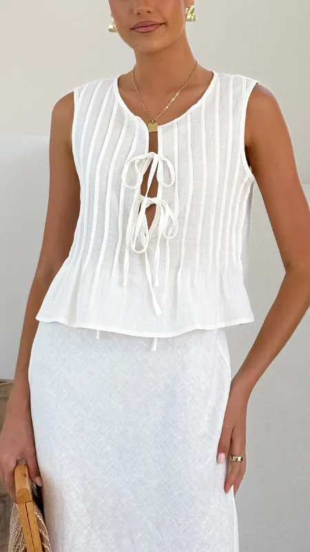 Tallys Top - White