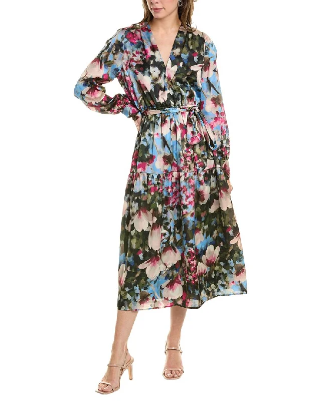 Anne Klein Floral Midi Dress