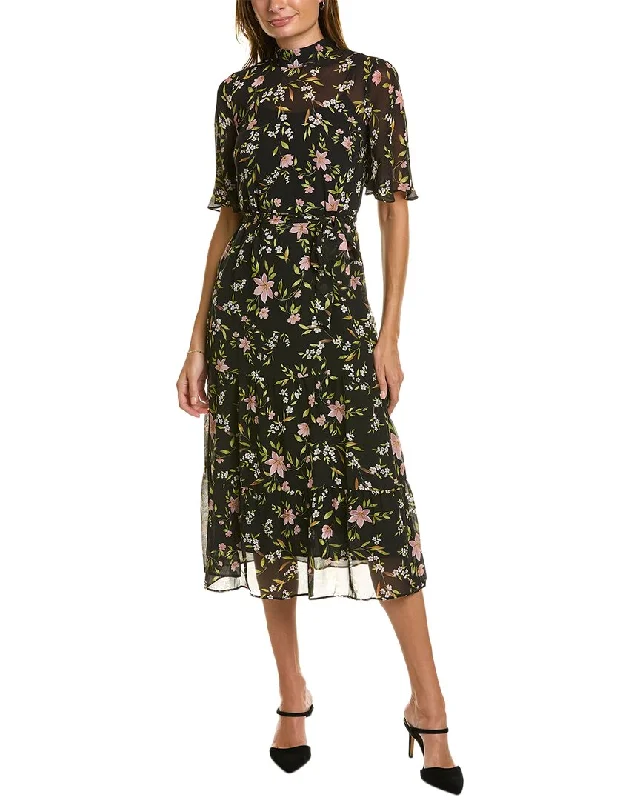 Maggy London Belted Midi Dress