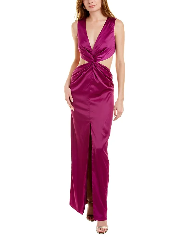 One Social by Badgley Mischka Cutout Maxi Dress