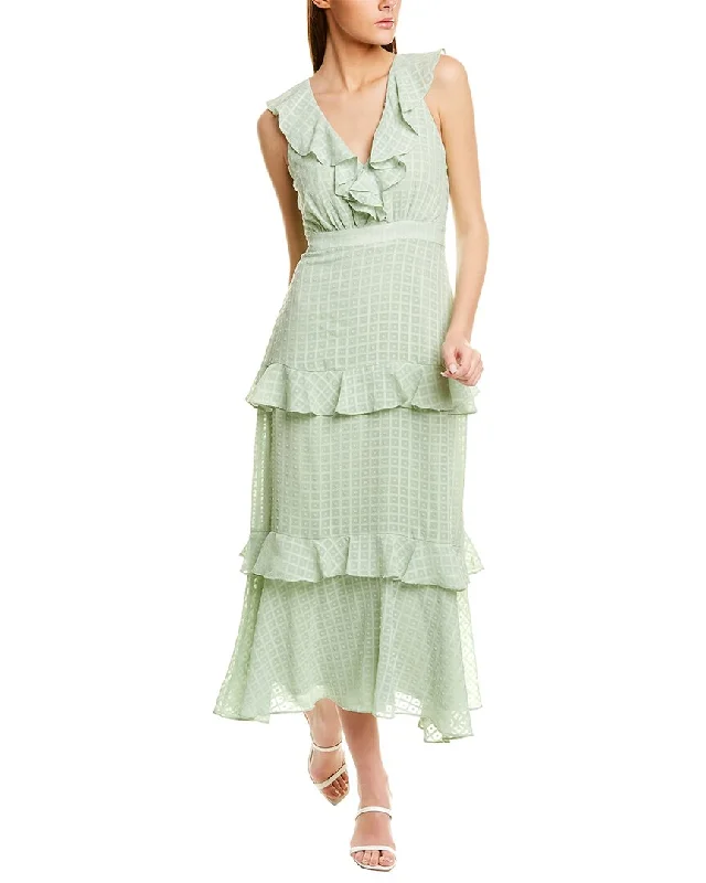 Taylor Tiered Ruffle Midi Dress