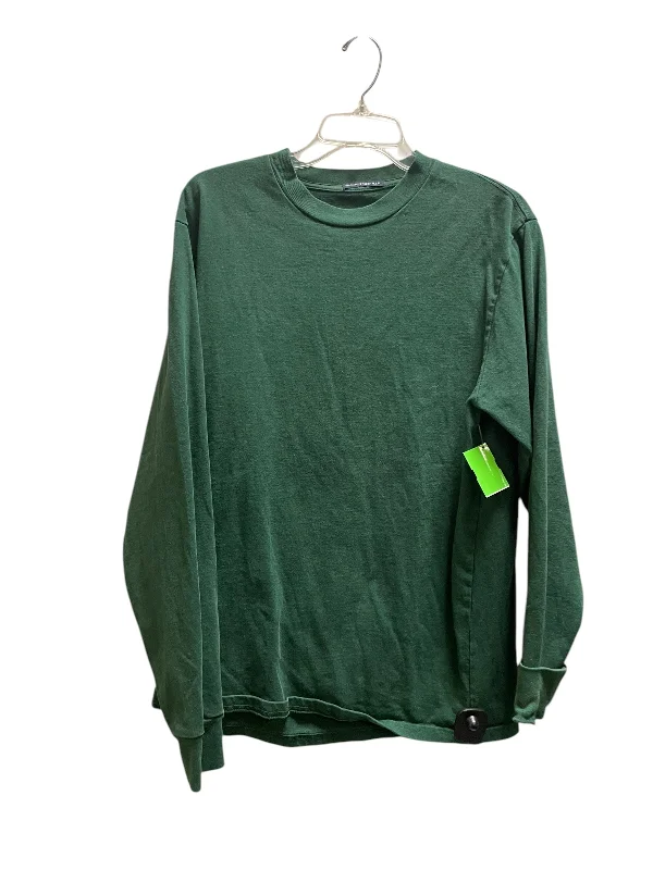 Top Long Sleeve By Brandy Melville In Green, Size: M