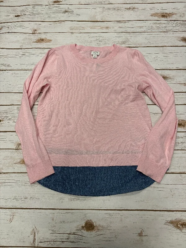 Top Long Sleeve By J. Crew In Pink, Size: S