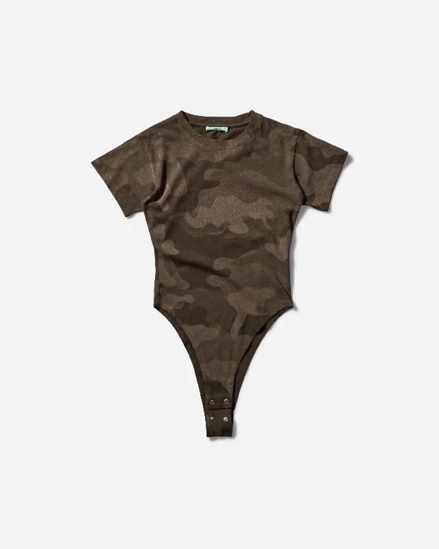 Women's Camo Temple Body Dark Olive