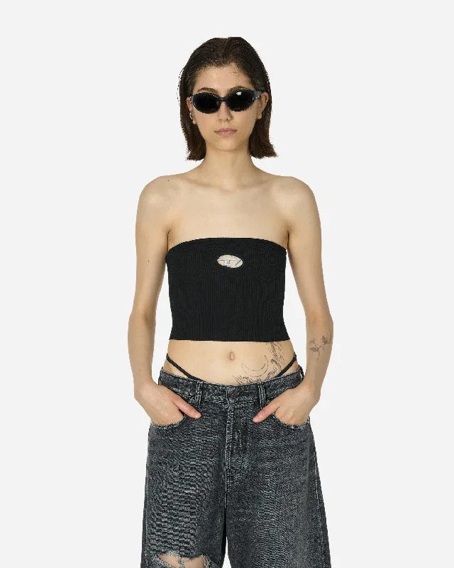 Oval D Tube Top Black