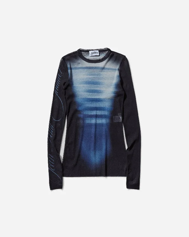 Women's “Le Mâle” Longsleeve Top Navy / Blue / White