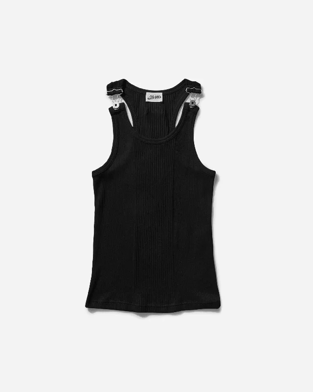 Women's Patch Tank Top Black