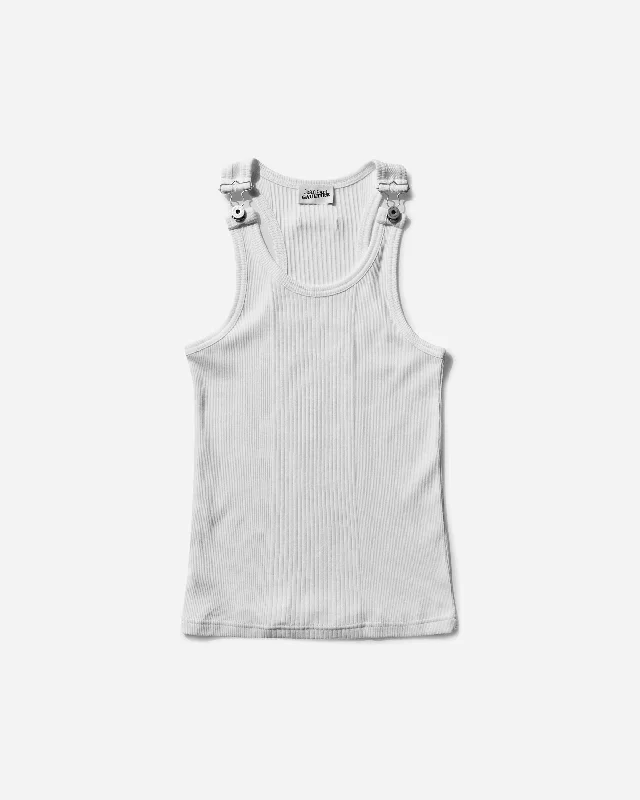 Women's Patch Tank Top White