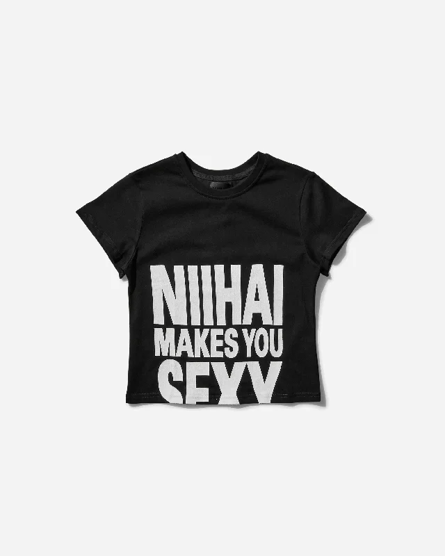 Women's Sexy Baby Tee Black