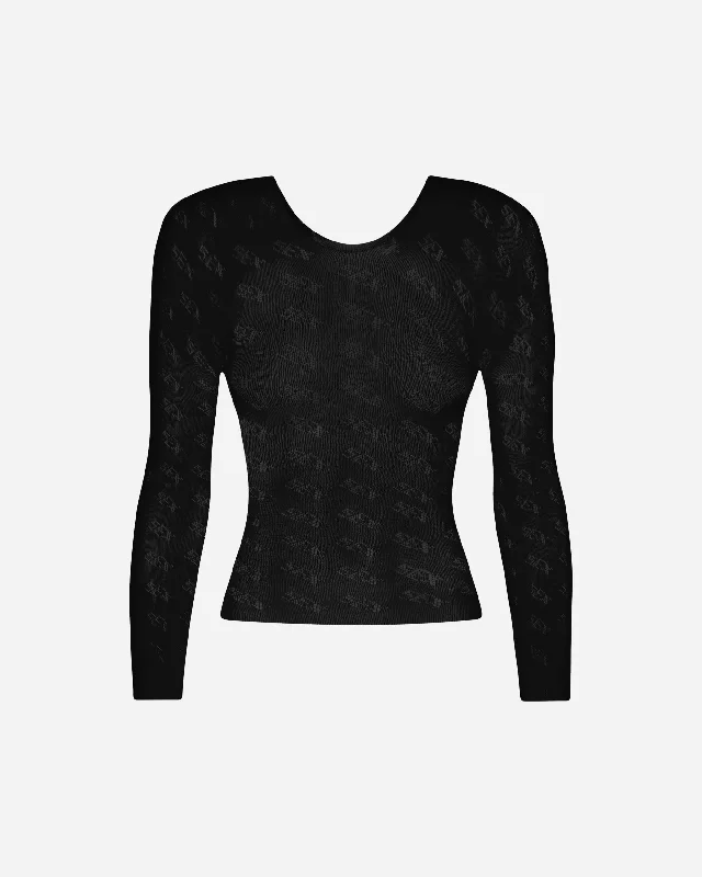 Women's Lust Longsleeve Top Black