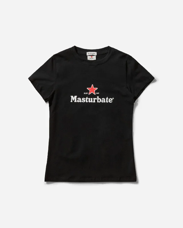 Slam Jam Masturbate T-Shirt Black