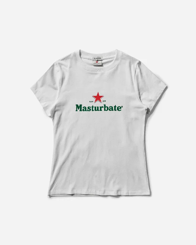 Slam Jam Masturbate T-Shirt White