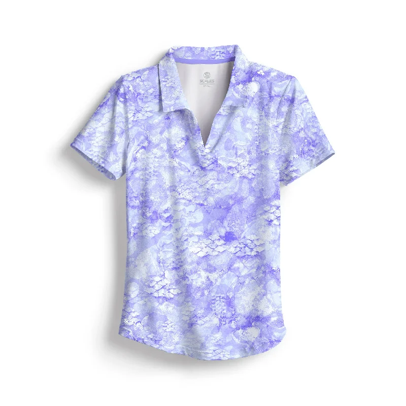 Scales Camo Womens Polo