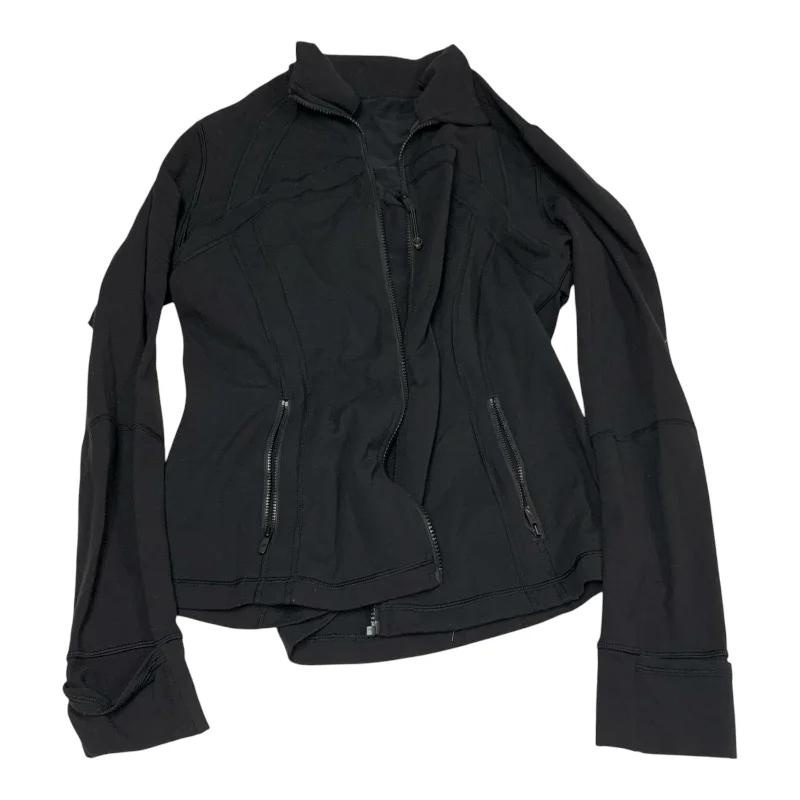 Athletic Jacket By Lululemon In Black, Size: Xl