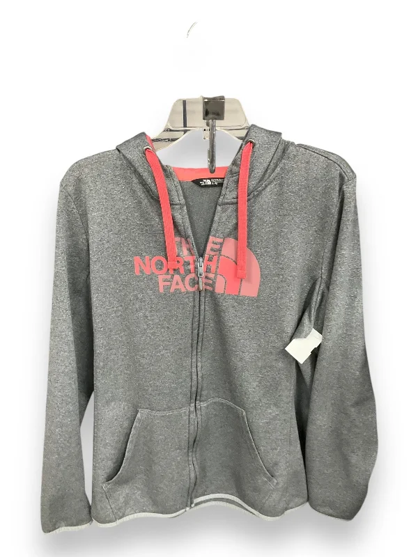 Athletic Jacket By The North Face In Grey, Size: Xl