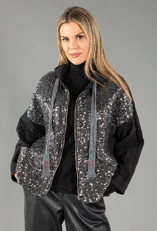 Sequin Quilted Jacket